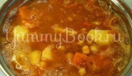 суп-пюре из нута с тыквой