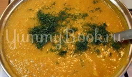 суп-пюре из нута с тыквой