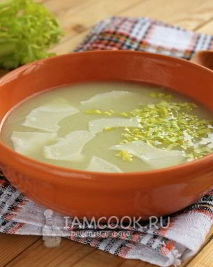 Суп-пюре из сельдерея