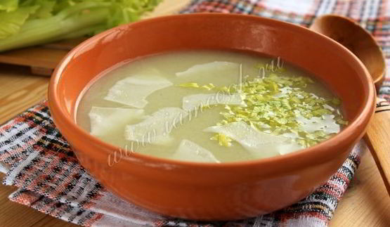 суп-пюре из сельдерея