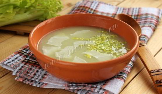 суп-пюре из сельдерея