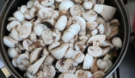 суп-пюре из шампиньонов с плавленным сыром