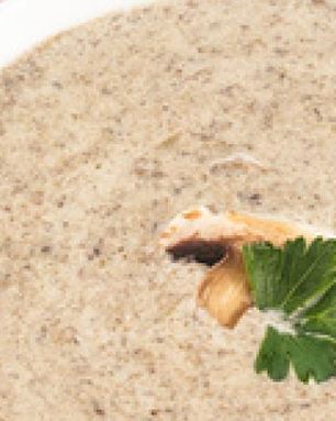 Суп-пюре из шампиньонов