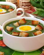 Суп-пюре из шпината