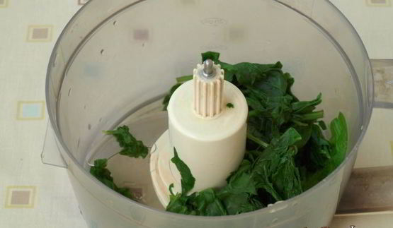 суп-пюре из шпината