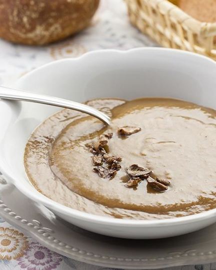 Рецепт супа пюре из сушеных грибов