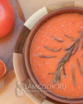 Суп пюре из томатного сока