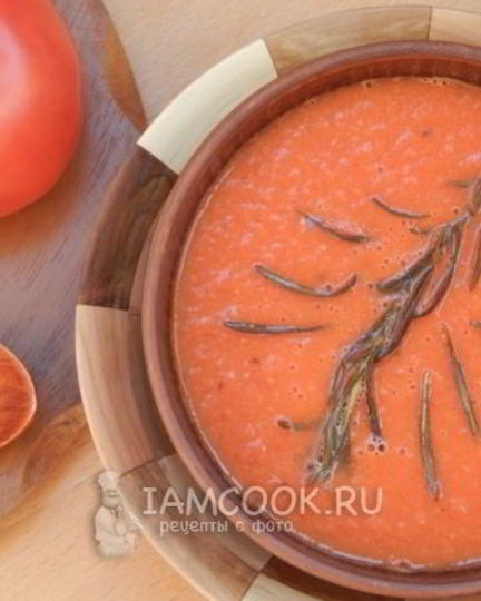 Рецепт супа пюре из томатного сока
