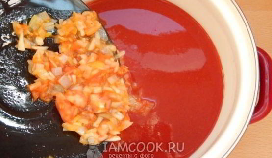 суп пюре из томатного сока