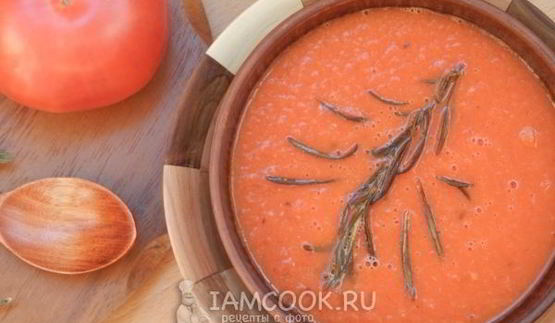 суп пюре из томатного сока
