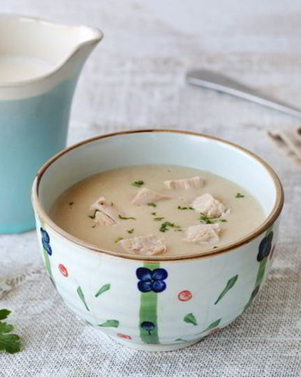 Рецепт супа-пюре из цесарки с зеленой заправкой