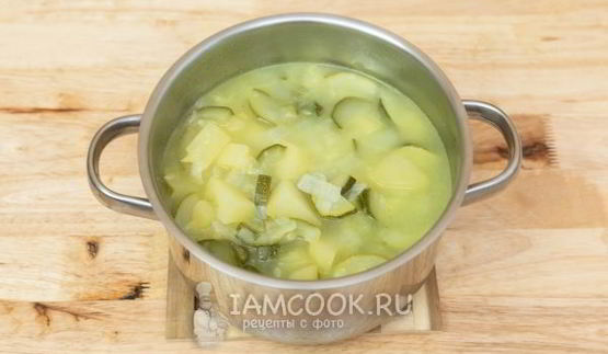 суп-пюре из цукини