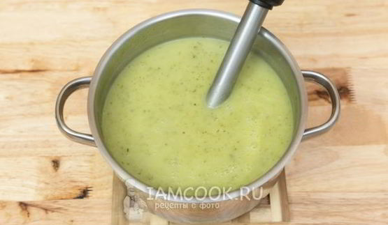 суп-пюре из цукини