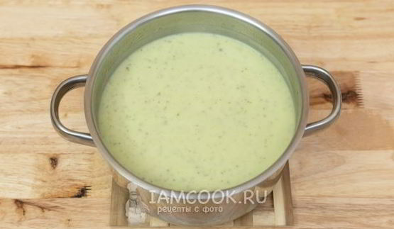 суп-пюре из цукини