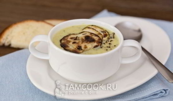 суп-пюре из цукини