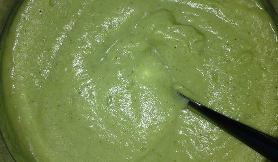 суп-пюре из цветной капусты, фенхеля и брокколи