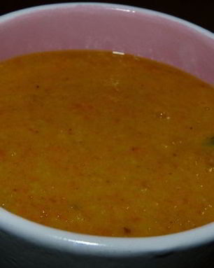 Суп-пюре из цветной капусты с куркумой