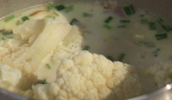 суп-пюре из цветной капусты