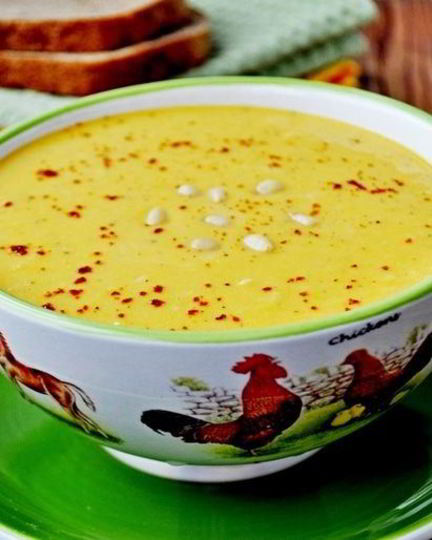 Рецепт супа-пюре из тыквы с тахиной