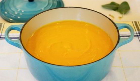 суп пюре из тыквы с яблоком