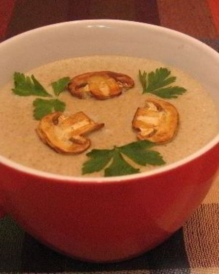 Рецепт супа-пюре с грибами