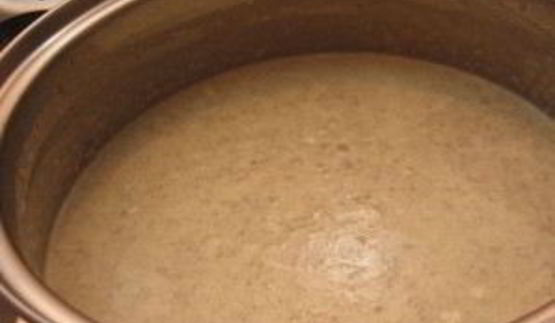 суп-пюре с грибами