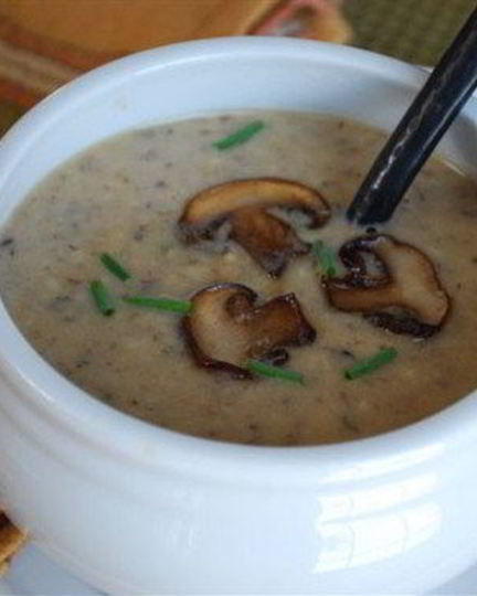 Рецепт супа-пюре с шампиньонами и картофелем