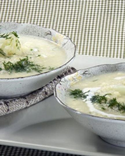 Рецепт супа-пюре с цветной капустой