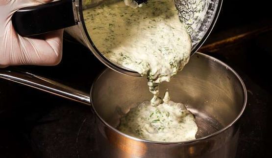 суп пюре со шпинатом