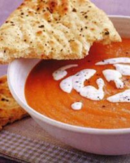 Рецепт томатного супа-пюре с чечевицей