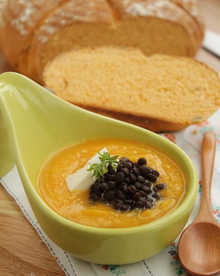 Рецепт тыквенного супа-пюре с чечевицей