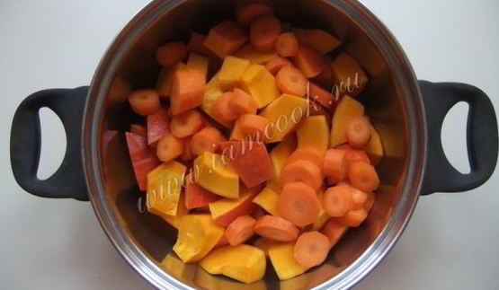 тыквенный суп-пюре с кокосовым молоком и имбирем