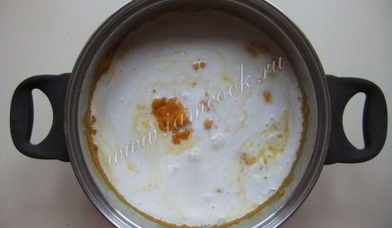 тыквенный суп-пюре с кокосовым молоком и имбирем