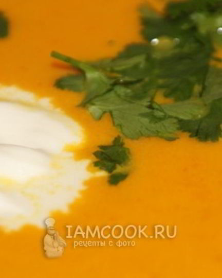 Рецепт тыквенного супа-пюре со сливками