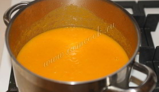 тыквенный суп-пюре со сливками