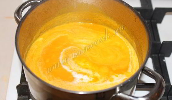 тыквенный суп-пюре со сливками