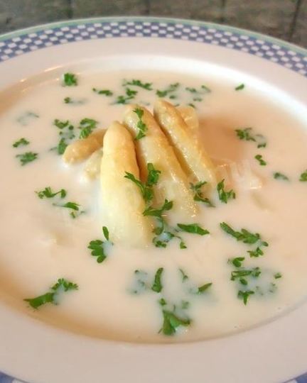 Рецепт вкусного и простой суп пюре из спаржи