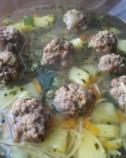 Рецепт супа с фрикадельками из говядины