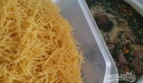 суп с фрикадельками из говядины