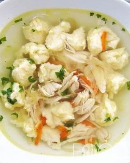 Рецепт супа с галушками