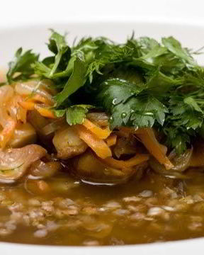 Суп с гречкой