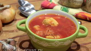 Суп с капустой