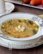 Суп с пшеном