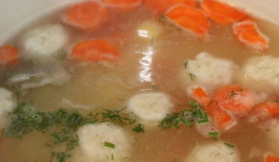 суп с рыбными фрикадельками