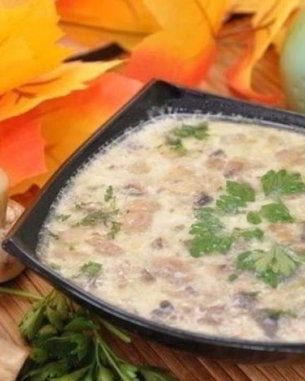 Рецепт супа с шампиньонами и плавленым сыром
