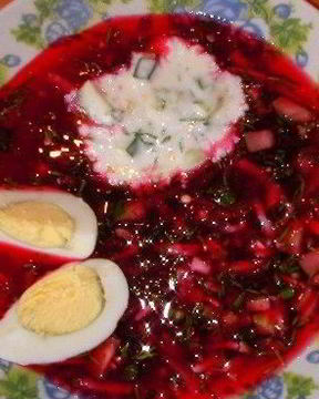 Холодный свекольник