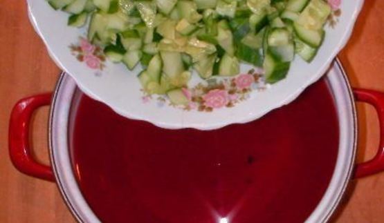 холодный свекольник