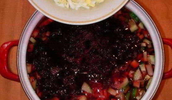 холодный свекольник