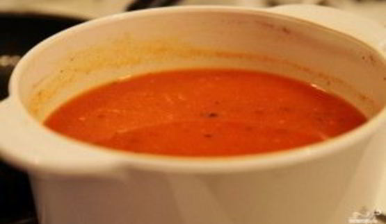 томатный суп с мясом