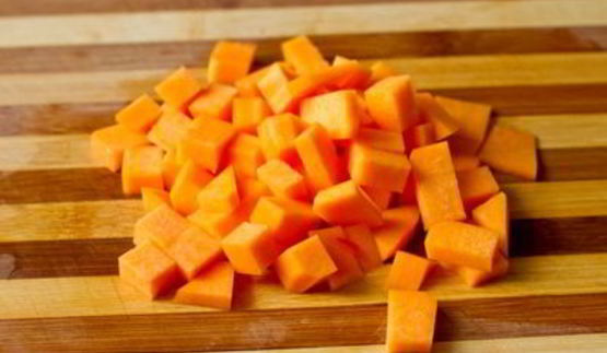 томатный суп с треской и тыквой